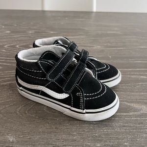 Vans Black- SK8-Mid Reissue V - Toddler Size 9.5